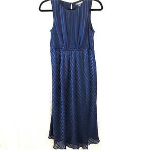 A Pea in the Pod Navy Midi Sleeveless Dress